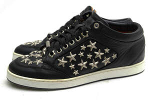 Jimmy Choo ジミーチュウ ローカットスニーカー Miami Star Trainers 牛革 カーフ スタースタッズ