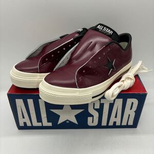 【23.5cm】Dead Stock Converse One Star Ox Wine Black コンバース ワンスター ローカット ワイン ブラック 日本製 ALLSTARロゴ 0210