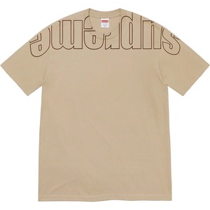 Lサイズ Supreme Upside Down Tee Stone 22FW シュプリーム アップサイド ダウン Tシャツ ストーン ベージュ ブラウン