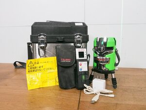 ☆【2W1108-18】 タジマ レーザー墨出し器/グリーンレーザー ZEROGS-KJC/RCV-G ハードケース付 フルライン ZEROGセンサー 受光器 ジャンク