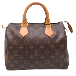 ［銀座店］LOUIS VUITTON LV ルイ・ヴィトン スピーディ 25 M41528（ 廃番 ） ボストンバッグ モノグラム エベヌ レディース DH85223