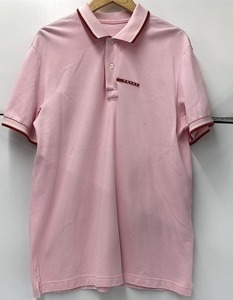期間限定セール プラダ PRADA 半袖ポロシャツ ピンク SJJ887