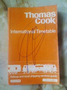 1980年トーマスクック時刻表ThomasCook International Timetable