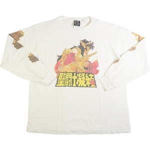 SAINT MICHAEL セント マイケル ×CLOT クロット 聖闘士星矢 CL_LS T-SHIRT White ロンT 白 Size 【XL】 【新古品・未使用品】 20780360