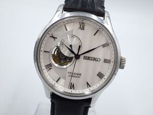 378416【1円スタート】SEIKO セイコー 稼動品 4R39-00W0 PRESAGE プレザージュ メンズ 時計 自動巻き ケース41mm