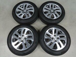 ホンダ フィット3 モデューロ 185/60R15 MS-029 純正オプション ピレリ P6 6J +50 PCD100 4穴 フィット GK5 バリ溝