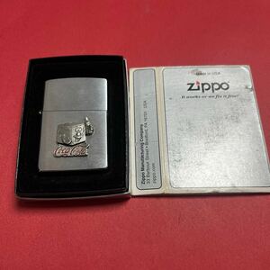 1円スタート’98年製 ZIPPO ジッポ激レアコカコーラ Coca-Cola 未使用品オイルライター