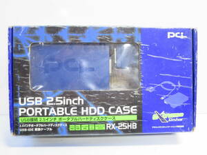 pci USB 2.5inch PORTABLE HDD CASE RX-25HB DOS/V iMAC PC-98NX プラネックスコミュニケーションズ株式会社 ハードディスクケース