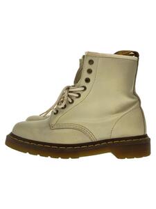 Dr.Martens◆レースアップブーツ/US6/ベージュ/８ホール