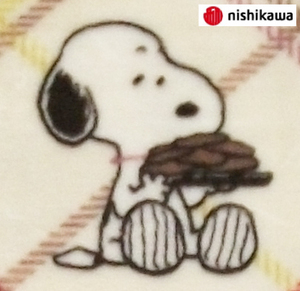 西川 SNOOPY やわらか毛布 シングル 2562p