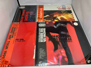 ジャンク LD SHOW-YA 4点セット レーザーディスク 1990 BUDOKAN デート・ライン HARD WAY TOUR 1991 ROLLIN