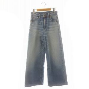 リー LEE 24AW ワイドデニム WIDEDENIM パンツ SLOBE IENA取扱 ジーンズ ボトムス ジップフライ コットン XS 青