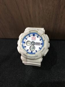 お得 3980円〜 電池新品交換済 送料込得! CASIO Baby-G G-SHOCK カシオ BA-120 7B BA-1207B BA1207B BA白 ベビーG 頻度少 BA120中古 美品