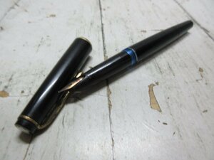 a4 MONTBLANC モンブラン No 32 万年筆 ペン先 585 14金 ブラック 吸入式 筆記未確認 【星見】