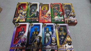 仮面ライダー ソフビ ヒビキ トドロキ クレナイ カブキ ハバタキ ニシキ イブキ トウキ キラメキ バンダイまとめて