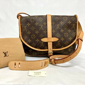 ※※【美品】LOUIS VUITTON ルイ・ヴィトン ソミュール30 ショルダーバッグ モノグラムライン M42256 ブラウン系 肩掛け メンズ レディース