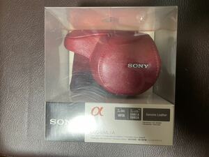 SONY LCS-EML1A 赤 E16mm F2.8専用 レンズジャケット 未使用品