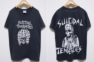 ■SUICIDAL TENDENCIES スイサイダルテンデンシーズ■バンド Tシャツ■S ブラック 黒 Hanes■ハードコア バンT ビンテージ 00s 90s cd lp