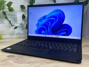 【動作OK♪】Lenovo ThinkPad X1 Carbon [8世代 Core i5(8250U) 1.6GHz/RAM:8GB/SSD:128GB/14インチ]Windowsd 11 動作品