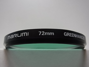 送料110円～　marumi　マルミ光機　GREENHANCER　72mm　管理no.1