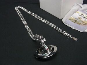 1円 ■極美品■ Vivienne Westwood ヴィヴィアンウエストウッド タイニーオーブ ネックレス ペンダント アクセサリー シルバー系 FD1932