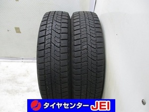 155-80R13 9分山 トーヨーオブザーブGIZ2 2021年製 中古スタッドレスタイヤ【2本】送料無料(S13-6357）