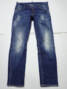 ●DSQUARED ディースクエアード デニム 46 スケータージーンズ S74LB0715/S30342 国内正規品●0112●