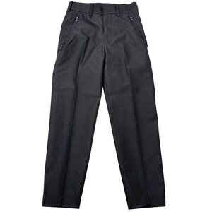 24AW【新品・未使用】SHIDEN Zipped Pocket Trouser 定価42,900円 sizeXS BLACK PU716 シデン トラウザーパンツ 紫電