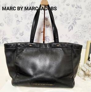 【MARC BY MARCJACOBS】マークバイマークジェイコブス トートバッグ レザー ブラック 肩がけ ビジネス