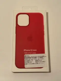 Apple純正 iPhone 12 mini シリコーンケース/RED 未開封