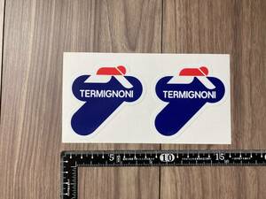 送料無料 Termignoni Decal Sticker テルミニョーニ ヘルメット ステッカー シール デカール 75mm x 75mm 2枚セット