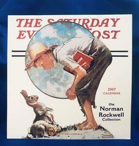 【アート・デザイン】ノーマンロックウェル 2007年カレンダー【当時物】Norman Rockwell 2007 CALENDAR ARTWORK saturday evening post