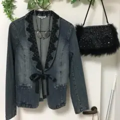 ☆★  お値下げしました♩リエ リエ デニムジャケット size 2 ☆★