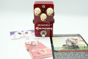 １円～【美品】 激レア TONE FREAK EFFECTS DRAGONFLY オーバードライブ ギター エフェクター 日本製・国内正規品