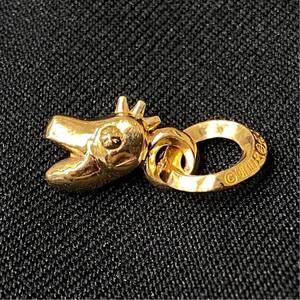 【希少】CHROME HEARTS クロムハーツ 22k ディノヘッド チャーム ダイナソー CHプラス