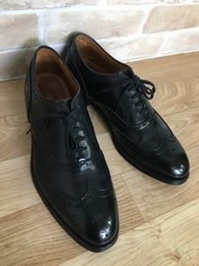 イギリス製 ALDEN オールデン 903 WING TIP BLUCHER ウィングチップ ブルーチャー ブラック 8 33884088■