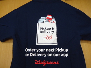 即決　ハワイ　Walgreens　ウォルグリーン　スタッフ　Ｔシャツ　紺色　Ｓ