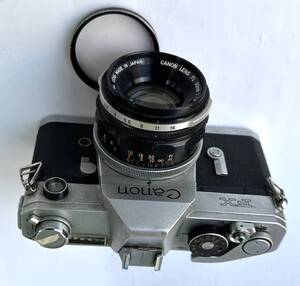 1円～【中古/美品/シャッター確認済】CANON キャノン FX / LENS FL 50㎜ 1：1.8 フィルムカメラ