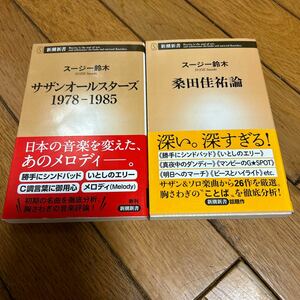 ★サザンオールスターズ1978-1985 桑田佳祐論 スージー鈴木 2冊セット★