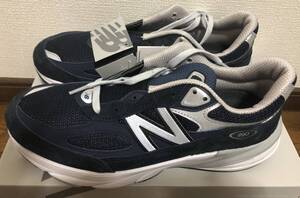 新品未使用品　New Balance ニューバランス M990NV6 26cmネイビー