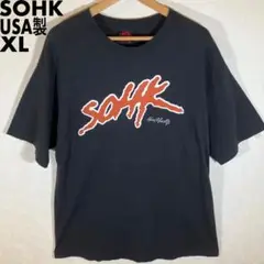 USA製90s激レア スクールオブハードノックス 刺繍Tシャツ B系HIPHOP