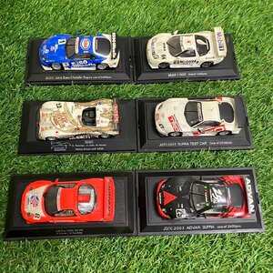 【中古品】『1-346』エブロ EBBRO ミニカー 1/43 トヨタ スープラ TRD テストカー ホンダ NSX レーシングカー 6点まとめ