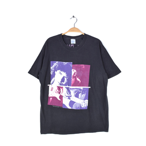 【送料無料】80s ボブディラン USA製 ヴィンテージTシャツ ロックT バンドTシャツ BOB DYLAN サイズL 古着 @AAA1367