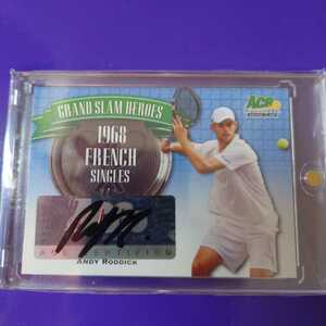 2013 Ace Authentic　アンディ・ロディック ANDY RODDICK　直筆サインカード　auto　3枚限定！