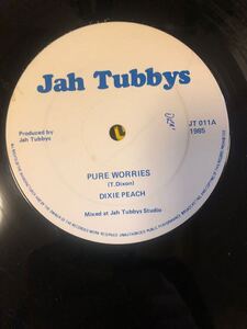 Dixie Peach Pure Worries Jah Tubbys 激レア