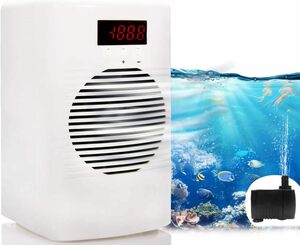 水槽クーラー 小型 水槽用 クーラー 恒温30L 水温調整器 冷却・加温機能 10-30℃調整 デジタル タンク用 110V 水族館 魚 クラゲ匹 