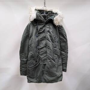 ALPHA INDUSTRIES/アルファインダストリーズ/90S/ヴィンテージ/N-3B/ミリタリージャケット/コート/中綿/SIZE L