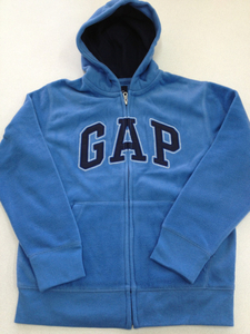 ■GAP■新品■150■正規店●ロゴパーカー■ブルー系■フリース■02