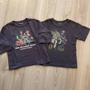 子供　半袖Tシャツ キッズ　トイストーリー　バズライトイヤー　110 120 2枚セット