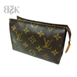 ヴィトン モノグラム ポッシュ トワレット15 M47546 メイクポーチ 化粧ポーチ ブラウン LOUIS VUITTON ◆